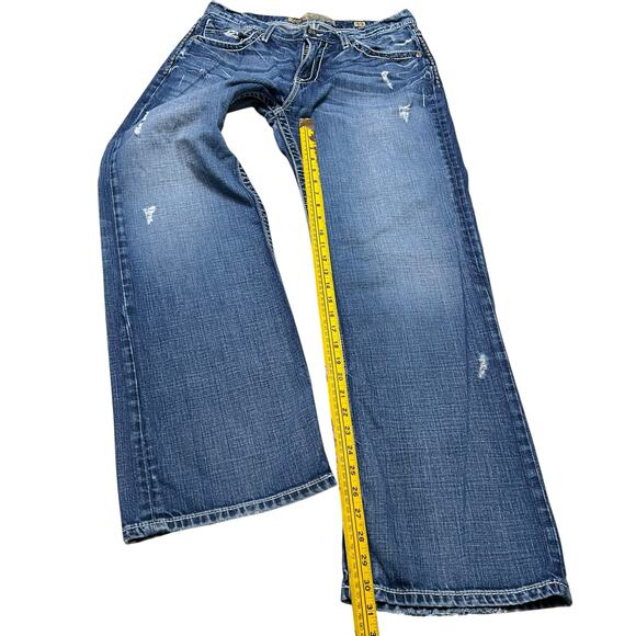 BKE Denim Men’s Tyler Straight Medium Wash Denim Jeans - KBK2303R - size 33 - Picture 10 of 11